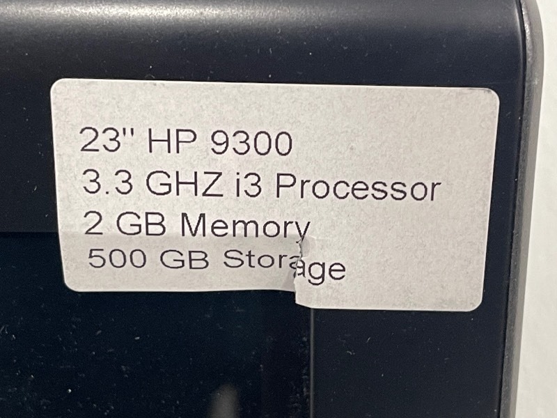 23 HP TouchSmart 9300 Elite