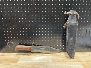 Bowie Knife and Sheath