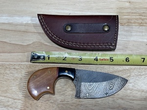 Handmade Damascus Knife and Sheath