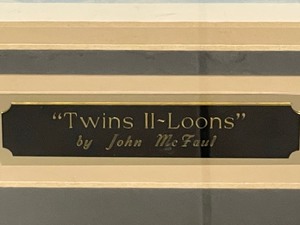 Wildlife Print Twins II-Loons By John McFaul