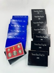 13x Proof Sets from 1980-1983
