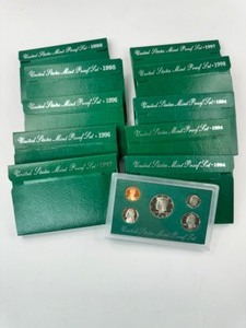 10x Proof Sets from 1994-1998