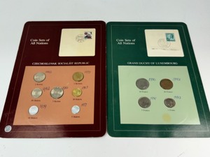 Two Pages of Coin Sets of all Nations