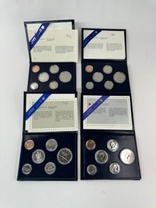4x Canadian Specimen Sets 1982-1985