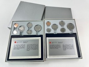 4x Canadian Specimen Sets 1986-1989