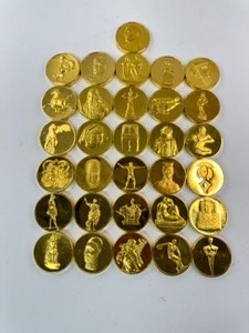 31pc Set of 24k Gold Plated Tributes to Ancient Art
