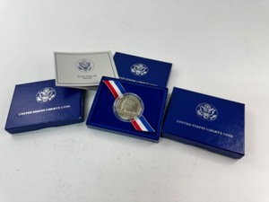 3x 1986 Liberty Commemorative Halves