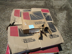 Pallet of Submerged Arc Flux & Spools of Wire
