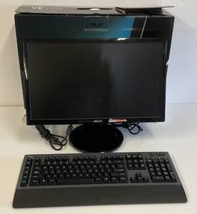 lot 4 image: ASUS LCD Monitor VE 205 21 & Logitech G613 Cordless Keyboard