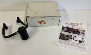 lot 17 image: 2018 -2021 Mustang GT & 2019 Bullitt JLT 3.0 Oil Seperator, Passenger Side Black Anodized (NIB)