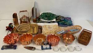 lot 26 image: Misc. Household Items Including Copper plated & More