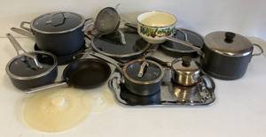 lot 32 image: Misc. Calphalon Pans & More