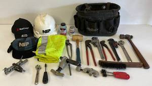 lot 34 image: Tool Bag With Misc. Tools & More