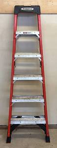 lot 53 image: 6 Werner Fiberglass Ladder
