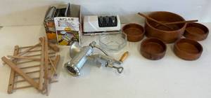 lot 95 image: Misc. Kitchen Items Including Pasta Maker & More