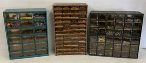lot 101 image: Misc. Multi Drawer Organizers Wiith Misc. Fasteners