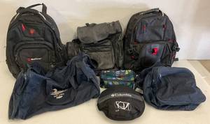 lot 110 image: Misc. Back Packs & More