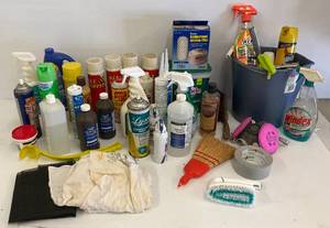 lot 112 image: Misc. Household Cleaners & More