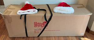 lot 130 image: 7.5 x 59 Girth Holiday BrightLights Christmas tree & More