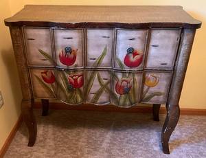 lot 149 image: AVA Two Drawer Chest 40 W x 16 D x 36 H