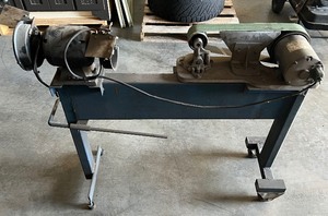 STAND WITH GRINDER AND BELT SANDER