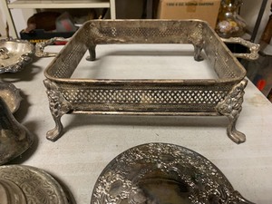 Lot of stainless steel items
