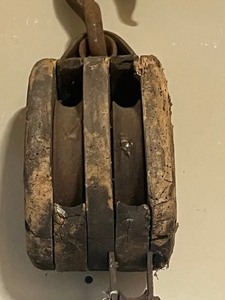 2 block and tackle pulleys