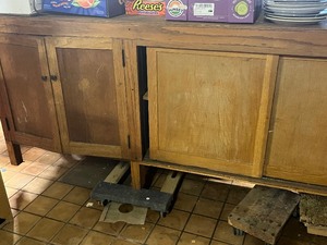 10 wood storage unit-BRING HELP TO LOAD