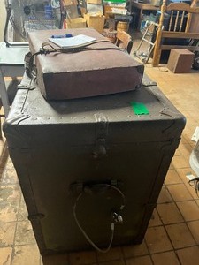 Large trunk and suitcase--BRING HELP TO LOAD