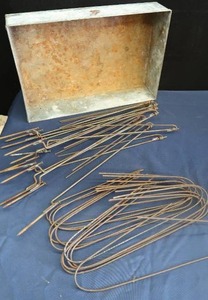 lot 9 image: TRAPPING STAKES  SNARES