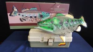 lot 5A image: NIB MESH LARGEMOUTH BASS BIRDFEEDER  PLANO TACKLE BOX