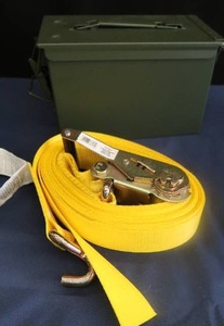 lot 10A image: NEW TIE DOWN  .50 CAL METAL AMMO BOX