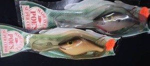 lot 43 image: VINTAGE POES FISHING LURES