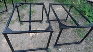 lot 76 image: METAL ROLLING CART FRAMES