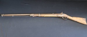 lot 79 image: VINTAGE  ANTIQUE GUN WALL HANGER