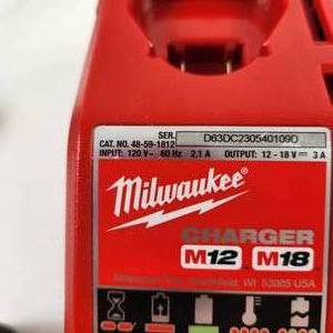Lot Of Three Milwaukee Charger M12 M18 48-59-1812