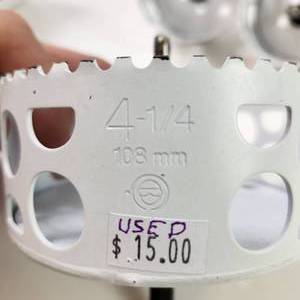 Lot of 7 Milwaukee Hole Saws