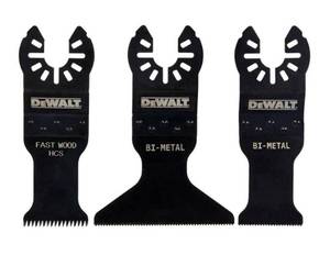lot 65 image: DEWALT Oscillating Blade Set (3-Piece) (0803245)