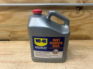 lot 183 image: WD-40 SPECIALIST 1 Gal. Rust Remover Soak, Dissolves Rust Safely, Biodegradable