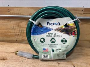 lot 71 image: FLEXON Premium 58 in. Dia x 50 ft. Water Hose