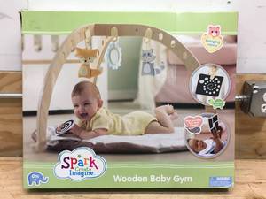 lot 61 image: Spark Create Imagine Wooden Baby Gym