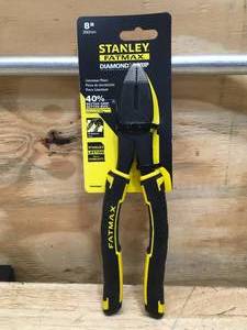 lot 42 image: Stanley Fatmax Diamond Grip Linesman 8 Pliers Model # FMHT80867 0715246