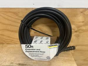lot 98 image: KARCHER 50 High Pressure Extension Hose for Pressure Washers - 4 Connectors Included - Quick Connect or M22 Fitting (Retails for $100) (08052415.91))