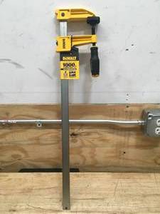 lot 90 image: DeWalt F-Clamp Model # DWHT83847 08052410