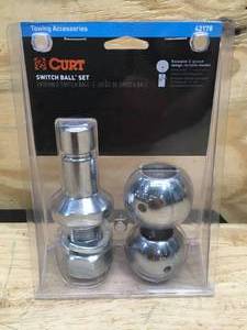 lot 110 image: Curt Switch Ball Trailer Ball Set Model # 42178 08052440.92