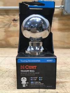 lot 121 image: Curt Trailer Ball Model # 40067 08062410.59