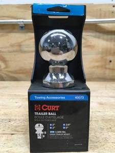 lot 124 image: Curt Trailer Ball Model # 40073 0806249.70