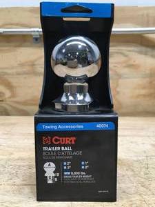 lot 125 image: Curt Trailer Ball Model # 40074 08062410.38