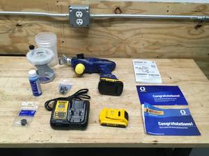 lot 18 image: Graco TC Pro Cordless Handheld Airless Sprayer Model # 17N166