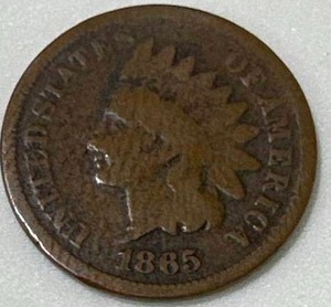 1865 Indian Head Penny